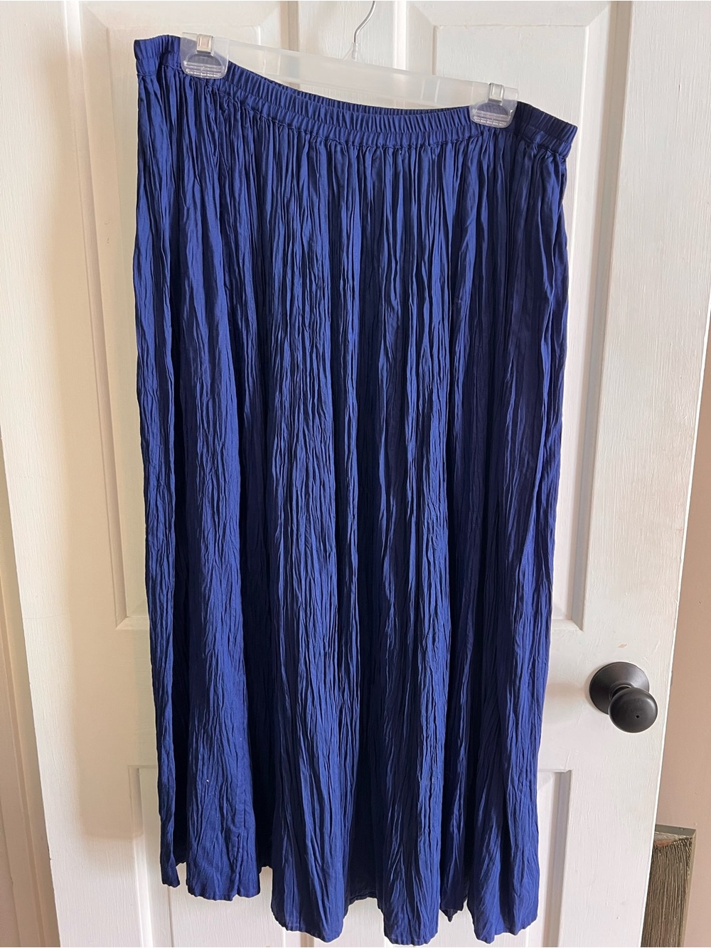 Women’s Boho Maxi Skirt Royal Blue 2X